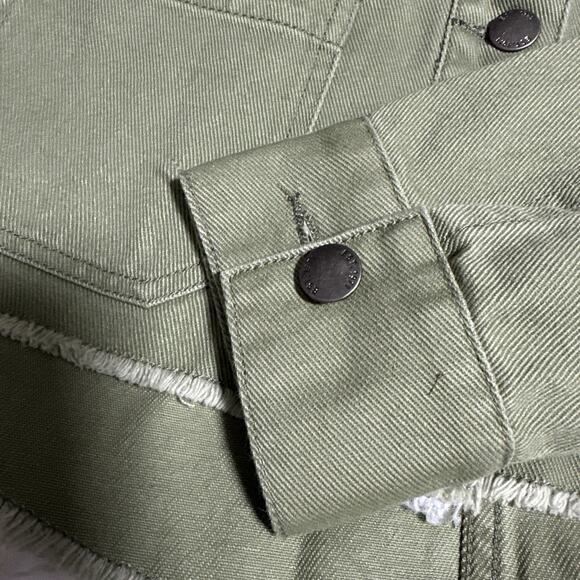 Hard Rock Ibiza Stones Denim Military Crop Jacket Graffiti Patches Womens Medium - Picture 11 of 14